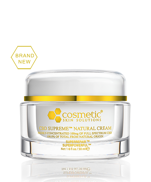 Highly-concentrated, pain reduction topical cream formulation which provides 100mg of full spectrum CBD to help stressed skin feel soothed and calm.