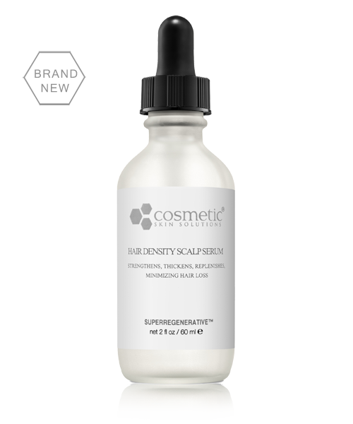 Reduces hair loss using SUPERREGENERATIVE™ physiologic processes to boost SUPERCELLRENEWAL™ properties, thus strengthening and opening of the hair follicle, increasing hair density, hair thickness.
